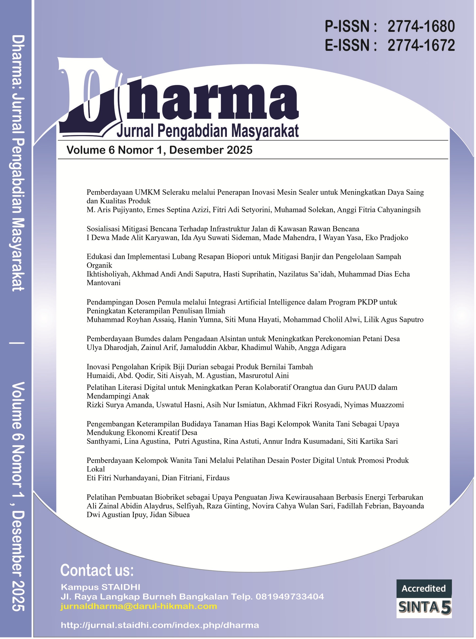 					View Vol. 6 No. 1 (2025): Desember
				